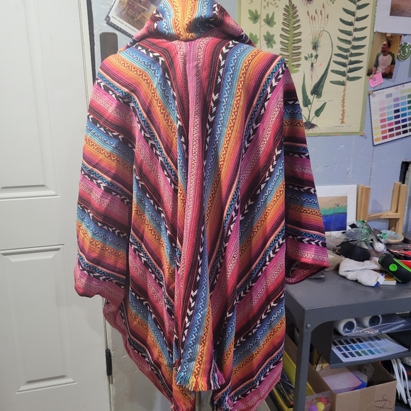 Free people hippie hooded kimono - Picture 4 of 6